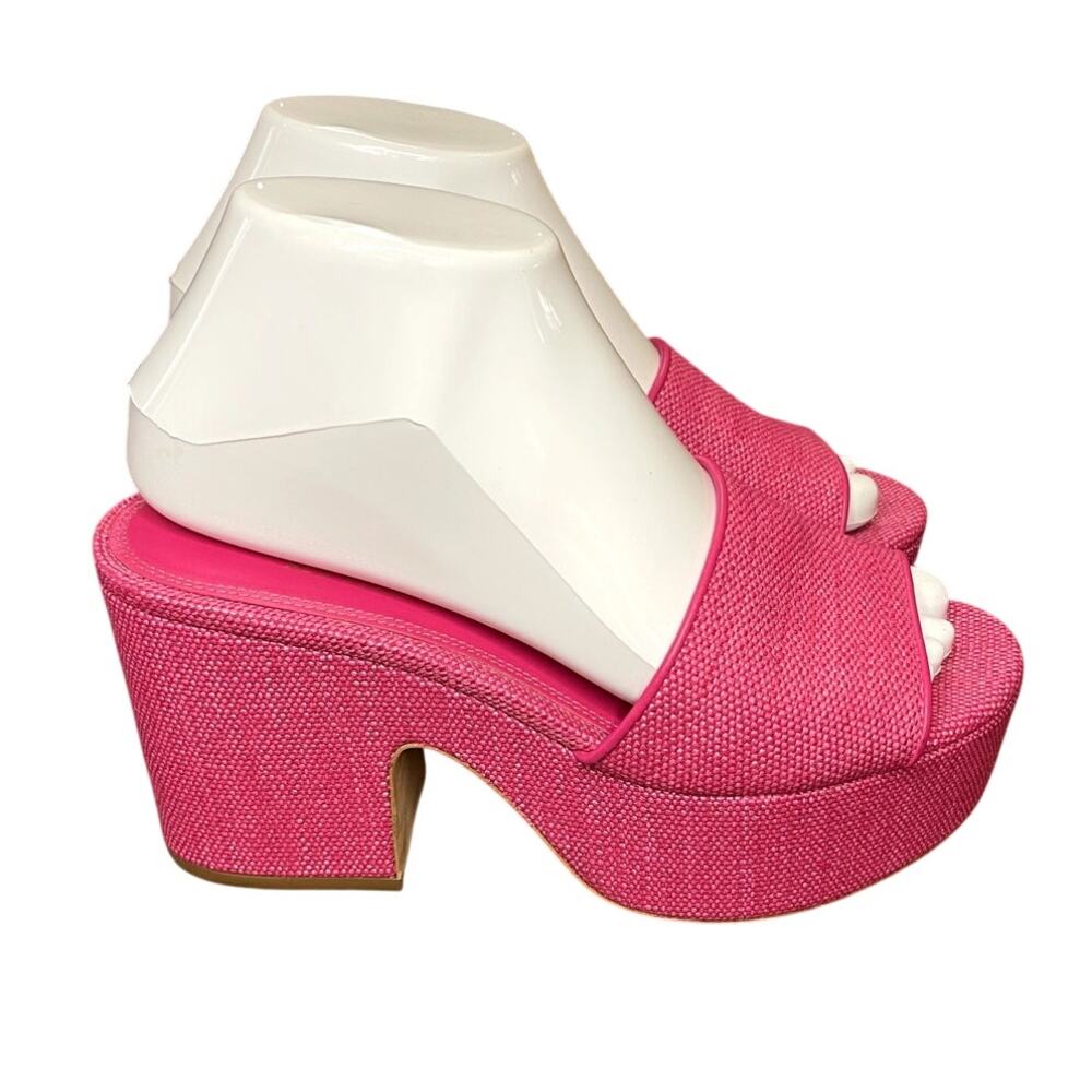 kate spade Hot Pink Platform Open-Toe Heels